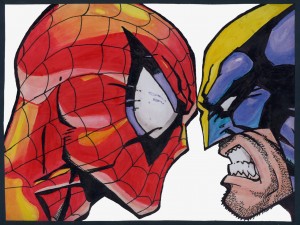 Spiderman vs wolverine serval