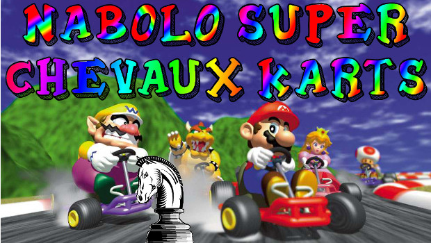 petits chevaux super petits chevaux karts image traffiquée de présentation de super mario karts 64 avec des petits chevaux