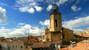 Toits et clocher d'Aix en Provence