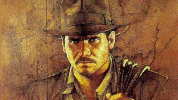 portrait crayon d'Indiana Jones