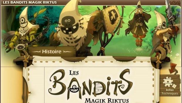 Bandits du Magik Riktus personnages de DOFUS