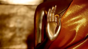 enseignement bouddha signe de la main