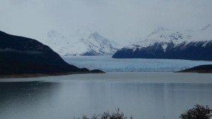 glacier patagonie vu de loin