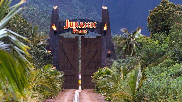 Le grand portail de Jurassic Park