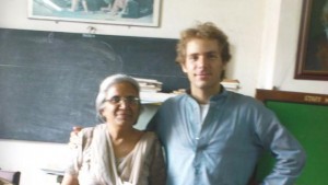 Nabolo et Baloota professeurs au Wilson college de Mumbai