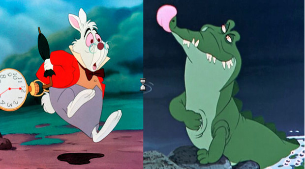 Allegories of Time: the rabbit and the crocodile